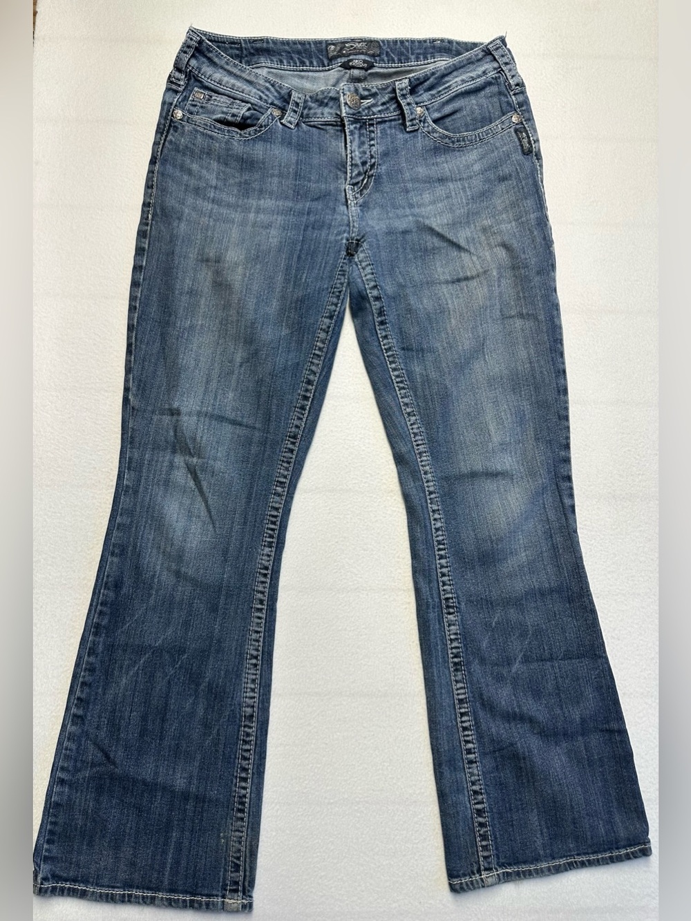 Silver Jeans Co Aiko Bootcut Jeans Women’s W33 L31 Medium Wash Stretch Denim
